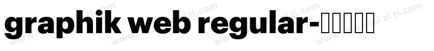 graphik web regular字体转换